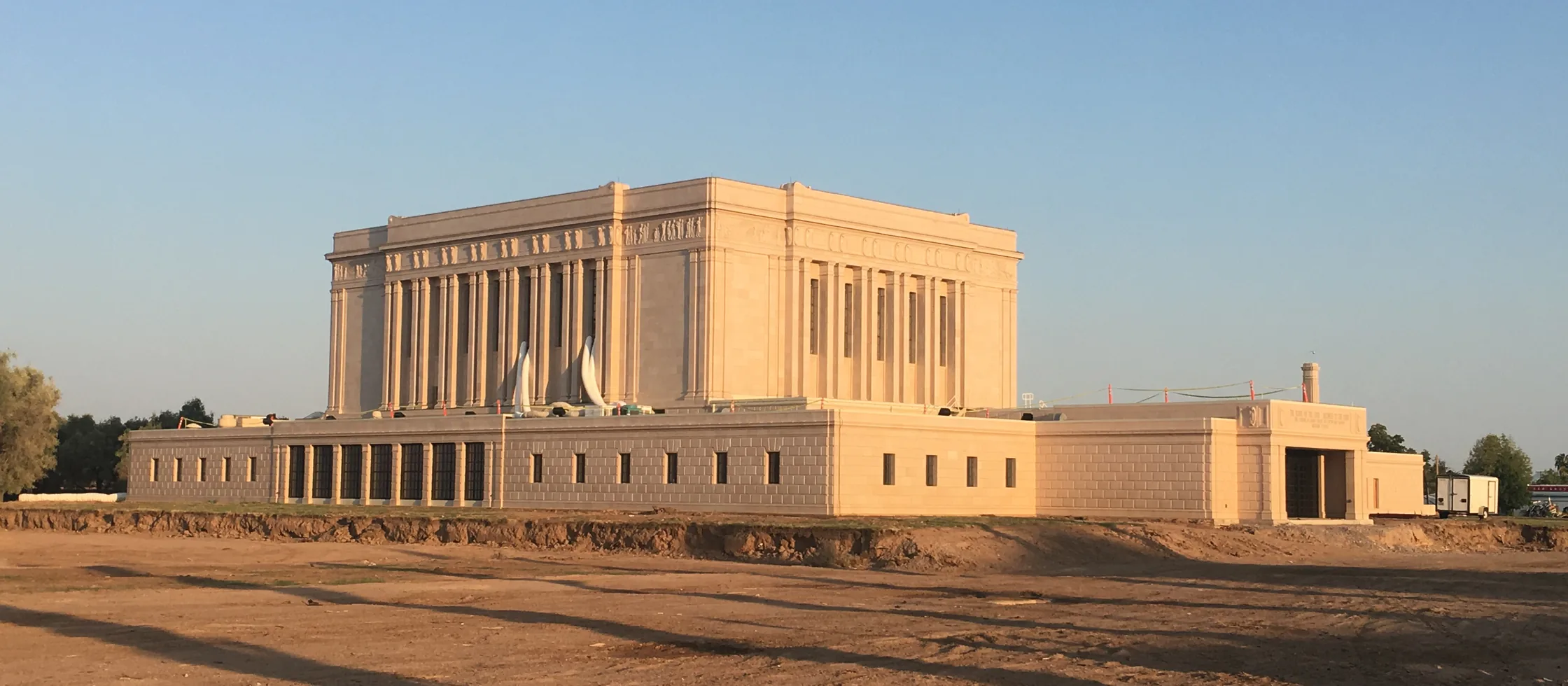 Photograph of Mesa, Arizona, United States: Mesa Arizona temple construction view