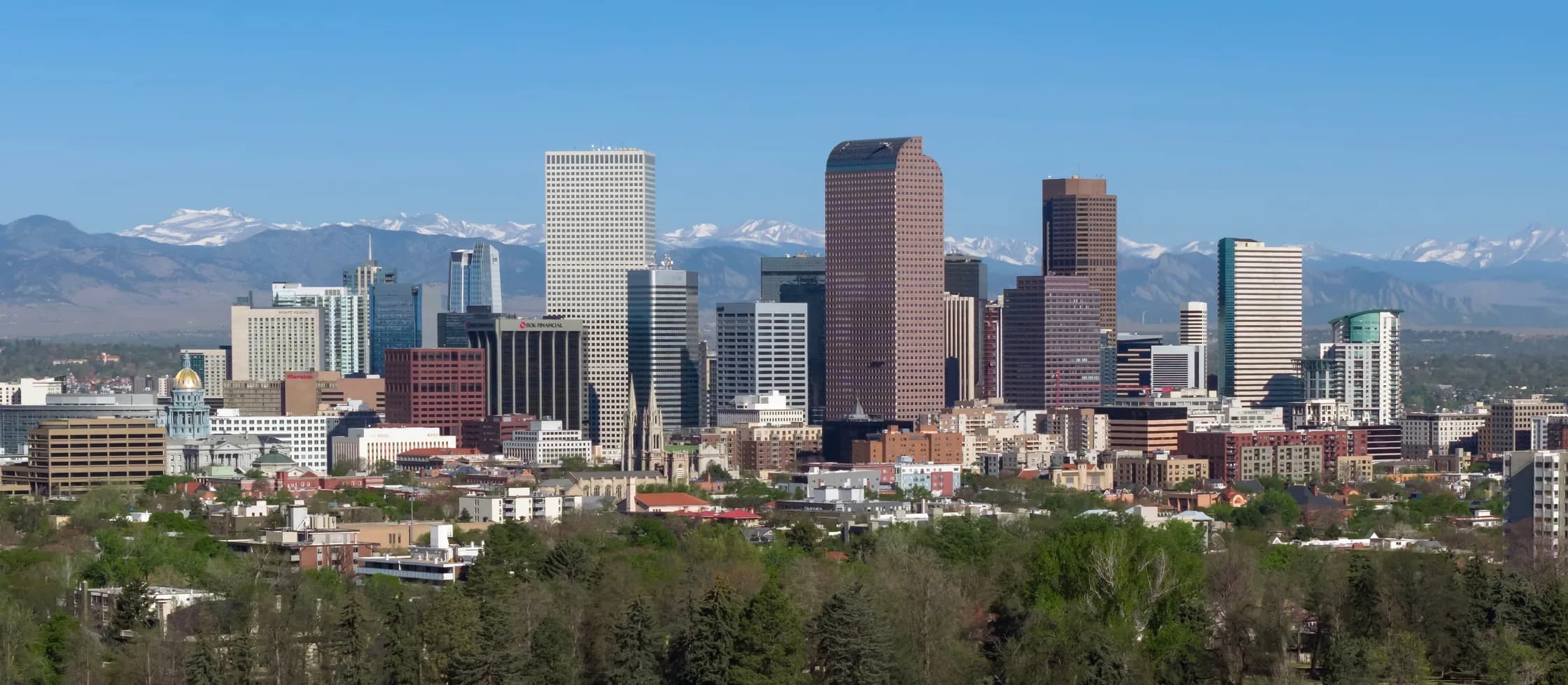 Photograph of Denver, Colorado, United States: Denver, Colorado skyline (cropped)