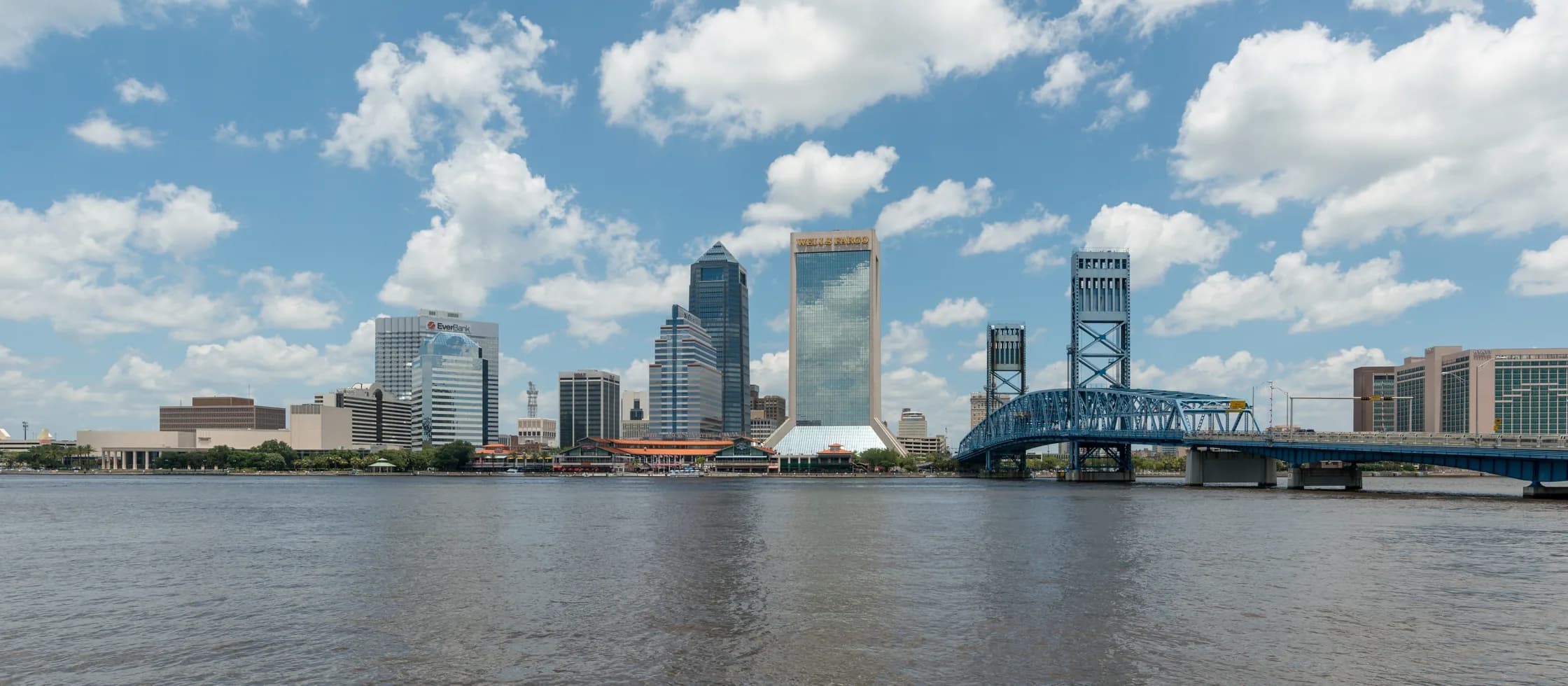 Photograph of Jacksonville, Florida, United States: Skyline of Jacksonville FL, South view 20160706 1
