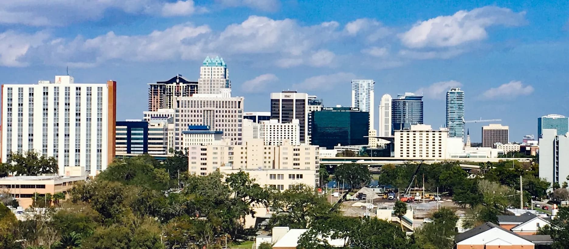 Photograph of Orlando, Florida, United States: Skyline of Orlando, 9 Feb 2017