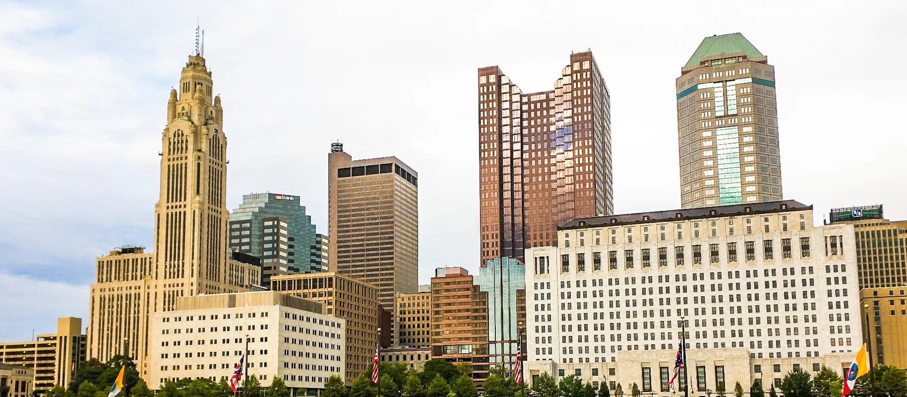Photograph of Columbus, Ohio, United States: Columbus Skyline (cropped)