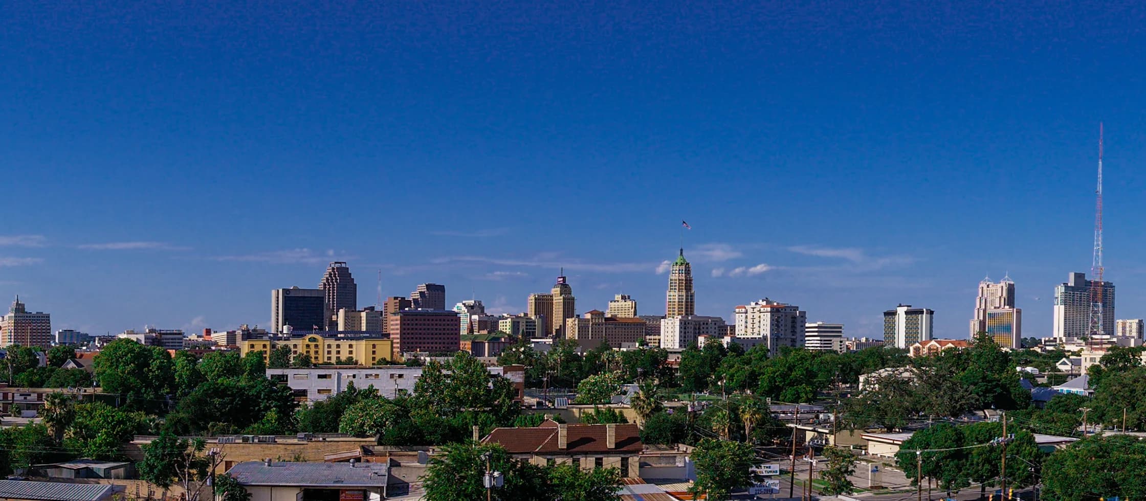Photograph of San Antonio, Texas, United States: Downtown San Antonio Skyline Panorama